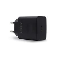 AISENS - ASCH-1PD20-BK - oplader PD 3.0 1 poort 1XUSB-C 20 W, zwart - thumbnail