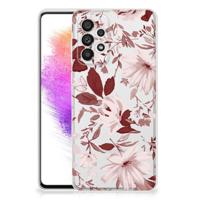 Smartphone hoesje Samsung Galaxy A73 5G Watercolor Flowers - thumbnail