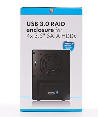 ICY BOX IB-RD3640SU3 4x3,5 behuizing JBOD of RAID - thumbnail