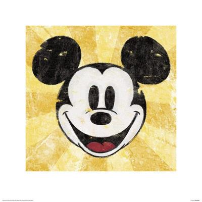 Kunstdruk Mickey Mouse - Squeaky Chic 40x40cm