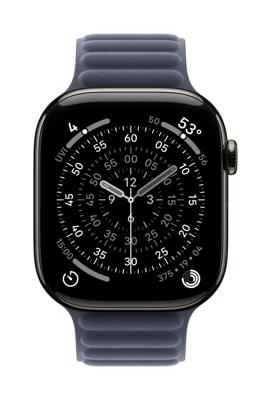 Apple Watch Band - Magnetic Link - 46 mm - Marineblauw - S/M