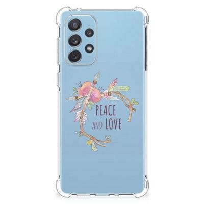 Samsung Galaxy A73 Stevig | Bumper Hoesje | Boho Text