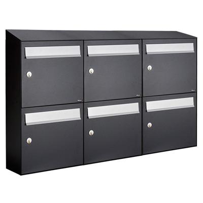 Allux Flow Set 3-Breed, 2-Hoog Met Dak Zwart - 40040070_3x2d Allux Flow Set 3-Breed, 2-Hoog Met Dak Zwart - 40040070_3x2d