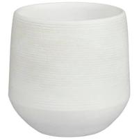 Mica Decorations bloempot Evora 19x18cm off white - thumbnail