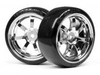 T-drift tire 26mm rays 57s-pro wheel chrome - thumbnail