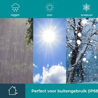 EtiamPro Analoge bewakingscamera, beveiligingscamera voor buiten, bullet camera, camera outdoor, waterdicht, weerbestendig, 750 TV-lijnen, cilindrisch, een kabel voor voeding en videosignaal - thumbnail
