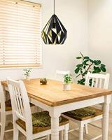 Eglo HanglampCarlton 1 31cm zwart met goud - 49931 - thumbnail