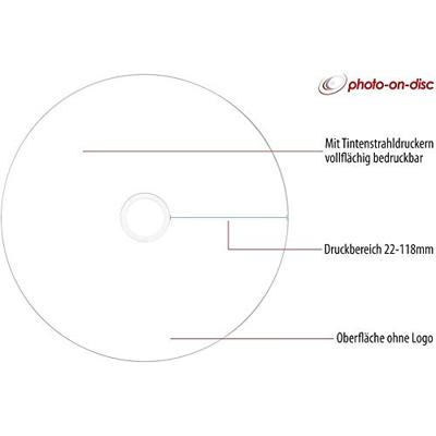 Primeon 2761105 CD-R 80 disc 700 MB 50 stuk(s) Spindel Bedrukbaar