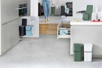 Brabantia Sort & Go afvalemmer 3 liter jade green - thumbnail