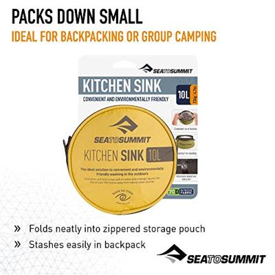 Sea to summit Kitchen Sink Afwasbak 10L Reinigen Geel 10L
