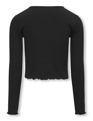 Kids ONLY Zomer top meisjes zwart - Stretch Fit - Kognella