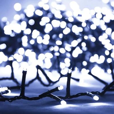 VidaXL Lichtslinger compact met 400 led&apos;s 13 m pvc koudwit - thumbnail