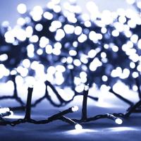 VidaXL Lichtslinger compact met 400 led&apos;s 13 m pvc koudwit - thumbnail