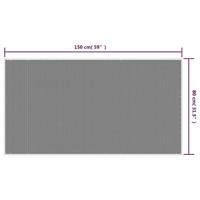 VidaXL Buitenkleed omkeerbaar 80x150 cm grijs en wit - thumbnail