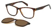 Leesbril Polaroid PLD0030 Met Zonneclip-Havanna -+2.00 - thumbnail