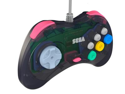 Retro-Bit - SEGA Saturn Classic Controller (Slate Grey)