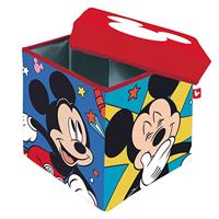 Mickey Mouse let&apos;s move opbergbox 30 x 30 x 30 cm - thumbnail