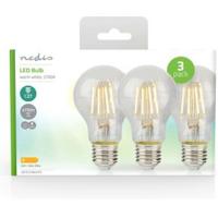 Nedis LED-Filamentlamp E27 | A60 | 4 W | 470 lm | 2700 K | 3 stuks | 1 stuks - LBFE27A601P3 LBFE27A601P3 - thumbnail