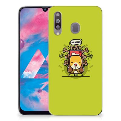 Samsung Galaxy M30 Telefoonhoesje met Naam Doggy Biscuit Samsung Galaxy M30 Telefoonhoesje met Naam Doggy Biscuit