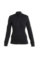 Icebreaker Merino 260 Quantum LS Zip Vest Dames Black XL - thumbnail