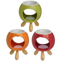 Ronde Keramiek Geurbrander met Voet - thumbnail