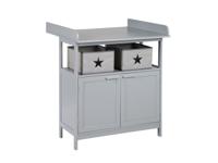 roba Commode Hamburg (2 deuren, Taupe) - thumbnail
