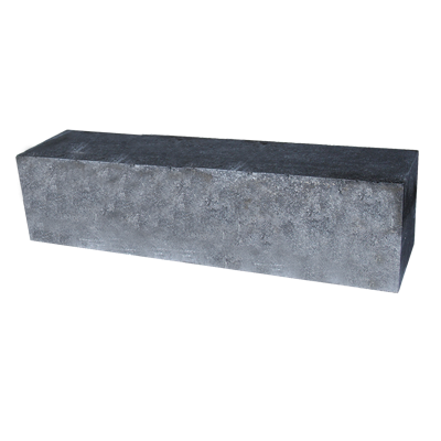 Minimaal 5 stuks! (0.45m2) Palissade block 60x15x15 cm grijs/zwart II prijs per stuk Gardenlux - Gardenlux