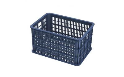 Basil fietskrat kunststof voor 50 liter donkerblauw