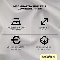 Schlafgut Schlafgut EASY Jersey Elasthan Hoeslaken M - 120x200 - 130x220 744 Sand Light - thumbnail