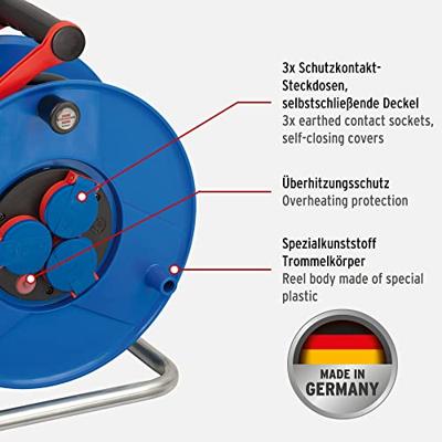 Brennenstuhl Kabelhaspel Garant RN | 25m 2,5 | industrie-/bouwplaats - permanent buitengebruik - 1208440