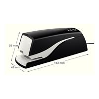 Leitz Elektrische nietmachine Nexxt 1mm zwart - thumbnail