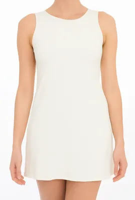 Gladde onderjurk microfiber - 79090 - wit - zwart - huidskleur