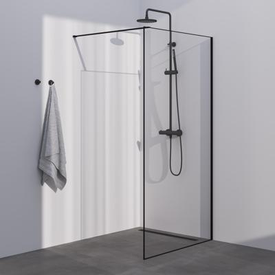 Inloopdouche Brauer Frame Set 1 Helder Glas 120x200 Met Muurprofiel En Lijst Rondom Mat Zwart Brauer Inloopdouche Brauer Frame Set 1 Helder Glas 120x200 Met Muurprofiel En Lijst Rondom Mat Zwart Brauer