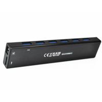 j5create 7-poorts USB 3.0 Data Hub met 1m verlengkabel [20W voeding meegeleverd] voor Mac, MacBook, Windows, Laptop, Surface, XPS, PC (JUH377) - thumbnail