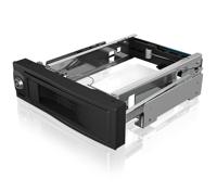 ICY BOX 3,5 inch harde schijven, wissellijst voor 5,25 inch sleuf, stroomschakelaar, slot, hot-swap, status, led, SATA III, zwart - thumbnail