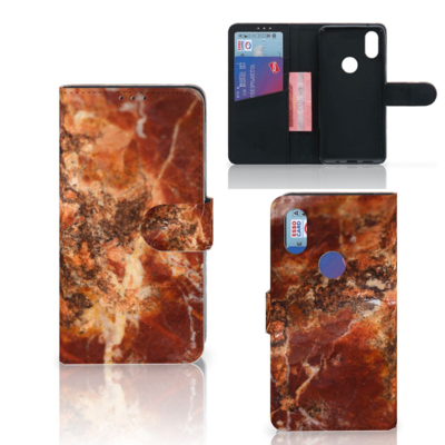 Xiaomi Mi Mix 2s | Bookcase | Marmer Bruin