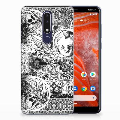 Silicone Back Case Nokia 3.1 Plus Skulls Angel Silicone Back Case Nokia 3.1 Plus Skulls Angel
