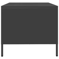 Salontafel 101,5x50x43,5 cm koudgewalst staal zwart - thumbnail