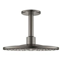 Regendoucheset GROHE Rainshower SmartActive 31 cm met Plafondarm Hard Graphite Geborsteld - thumbnail