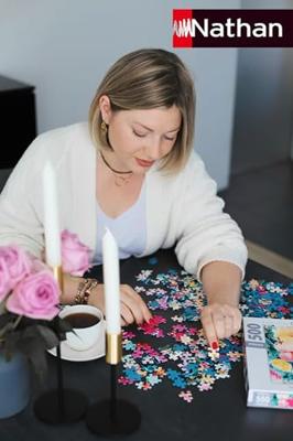 Nathan-Puzzel 1500 stukjes-Tarot en waarzeggerij/Coralie Fau-Volwassenen en kinderen vanaf 14 jaar-Premium kwaliteit puzzel-12000930