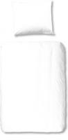 Good Morning Dekbedovertrek "uni dessin" - Wit - (135x200 cm) - Katoen - thumbnail
