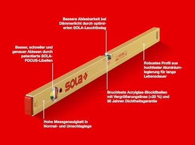 Sola AZ 80 waterpas | 80cm - 01161101 - thumbnail