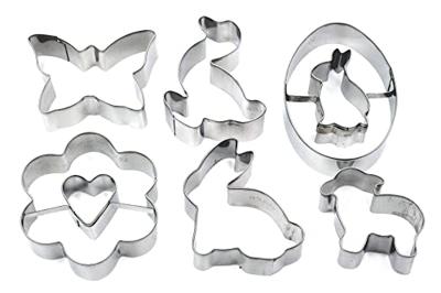 Westmark Set koekjesvormpjes pasen lente 6 stuks Westmark Set koekjesvormpjes pasen lente 6 stuks