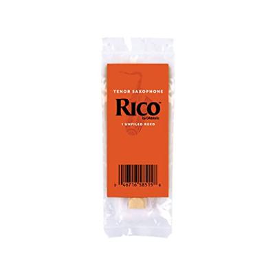D&apos;Addario Woodwinds RKA0125-B50 Rico Tenorsaxofoonriet, sterkte 2.5, 50-pack, Unfiled