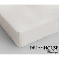 Dreamhouse Katoenen Hoeslaken Creme 180 x 220 cm - thumbnail