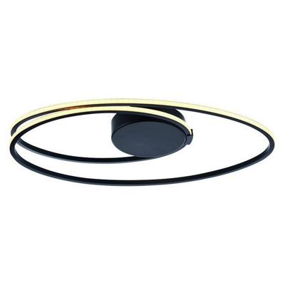 Freelight Plafondlamp Ophelia zwart ovaal klein Freelight Plafondlamp Ophelia zwart ovaal klein