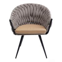 Kare Eetkamerstoel Knot Tweed - thumbnail