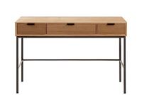 J-Line console 3 Laden - hout|metaal - naturel - thumbnail