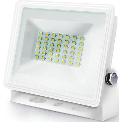 LED Bouwlamp 30W - Schijnwerper Natuurlijk Wit 4000K - IP65 Waterdicht