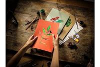 Talens gekleurd tekenpapier, 180 g, ft 21 x 29,7 cm, A4, geassorteerde warme kleuren, blok van 50 vel - thumbnail